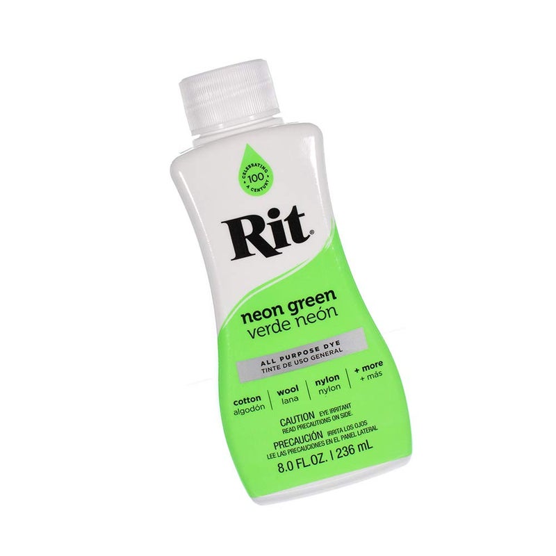 Craft County Rit Dye Liquid - Wide Selection of Colors - 8 Oz. (Neon Green) - Image 2